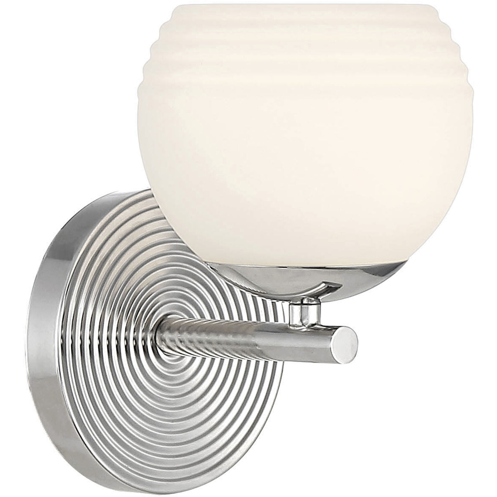 Moon Breeze 1 Light 6 inch Polished Nickel Wall Sconce Wall Light